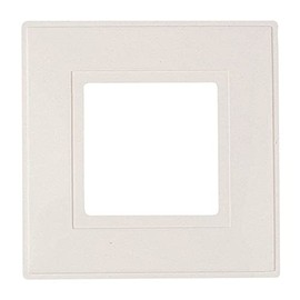 Dencon 8804/2P Light Switch Finger Plate - White (Pack of 2)