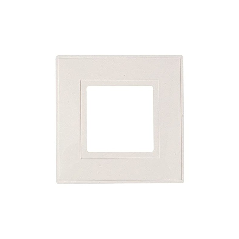 Dencon 8804/2P Light Switch Finger Plate - White (Pack of