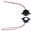 SJUNJIE 6 Pcs Piezo Electronic Buzzer 12V Tone Active Alarm