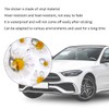 Wevdn Car Flower Decal, Funny Flower Graphics Waterproof Vinyl Decorative