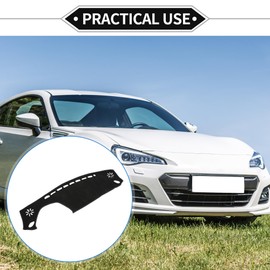 VekAuto Dash Cover Compatible for Subaru BRZ 2023-2024, Non-Slip Polyester Black Center Console Dashboard Cover Pad Carpet