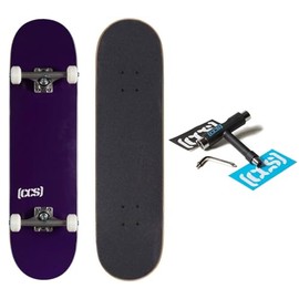 [CCS] Logo Skateboard Complete Purple 8.25"