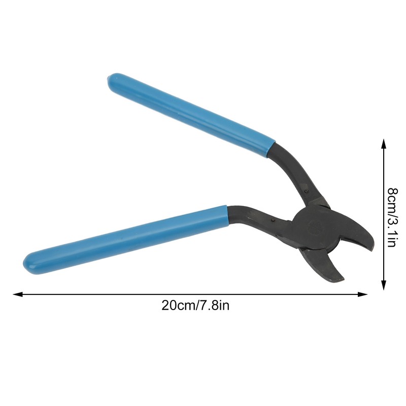 Hog Ring Plier Bent Head Curved Open Angled Removal Install