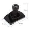 Akozon Gear Knob 5 Speed Gear Stick Gaiter Black Anti