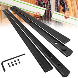 AIYOTAR P-20177 Guide Rail Connector Kit, 2/pk Track Saw Guide Rail Connector Set, Guide Rail Connector Clone Accessories Replacement for Dewalt/Festool/WEN Guide Rails Extension