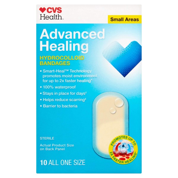 CVS Health Advanced Healing Hydrocolloid Bandages (Small Areas)