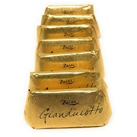 Gianduiotto Chocolate W/ 24% piedmontese Hazelnut In Classic Gold Foil 10gr ea 1500g (aprox 145-150 pcs)