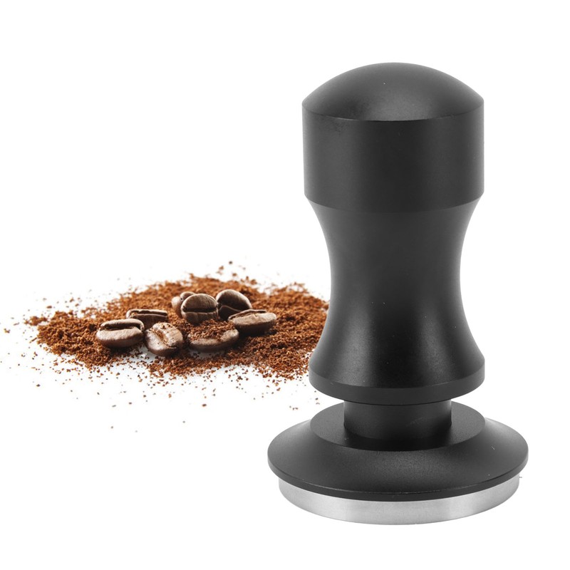 Coffee Tamper Adjustable Depth Spring Loaded Coffee Tamping Tool with
