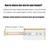 5 Pair of 18 Inch Drawer Slides,100 LB Capacity Full
