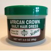 Softee African Crown Hair Dressing Olive Oil, 3.5 Ounce