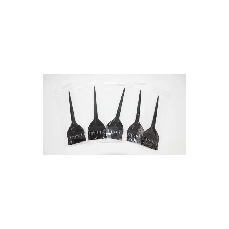 12 Brocha Tinte Cabello Aplicar Estilista Salon Oferta Negro