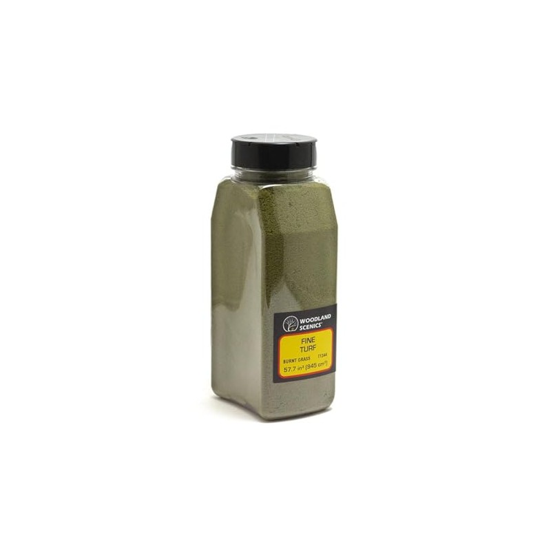 Woodland Scenics Fine Turf Shaker, Burnt Grass/50 cu. in.