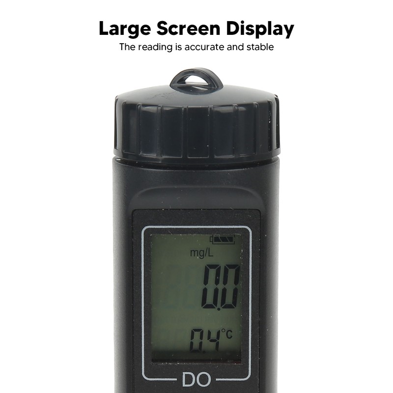Dissolved Oxygen Meter 2 in 1 Water Temperature Oxygen Measuring