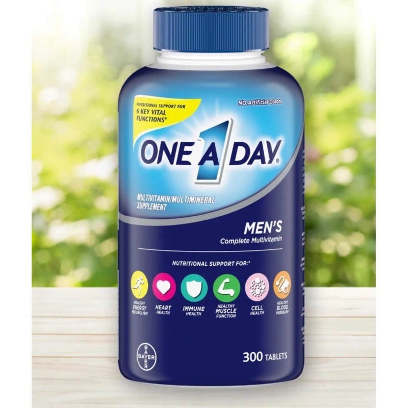 One Day Suplemento Multivitaminico Hombres 300 Tabs Sabor