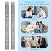 2 Pack Metal Straight Edge Ruler, 12 Inch/30cm Stainless Steel