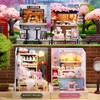 CUTEROOM DIY Doll House Miniature Furniture Wooden House Kit with