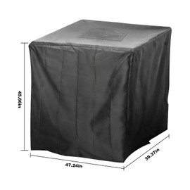 Aynaxcol 1000L IBC Tote Cover 275 Gallon Water Tank Sunshade Water Proof Protective Cover Heavy Duty Outdoor Waterproof