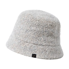 SIGGI Women's Bucket Hat, Capellin Hat, Wool, Solid, Thick, Casual, Small Face Effect, Cold Protection, Bicycle, Autumn and Winter, Gift, 92251-beige