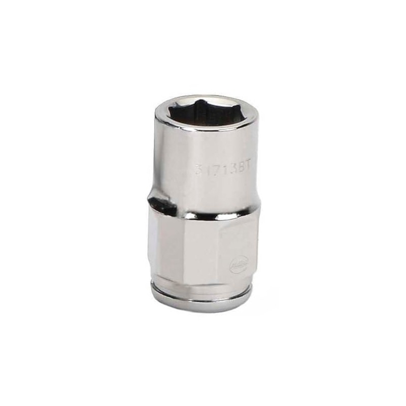 3/8" Drive, 19mm Metric Socket, 6 Points, Mfr: 31719BT-A