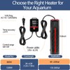Aquarium Heater 300W/500W/800W/1200W, Submersible Fish Tank Heater with Digital LED