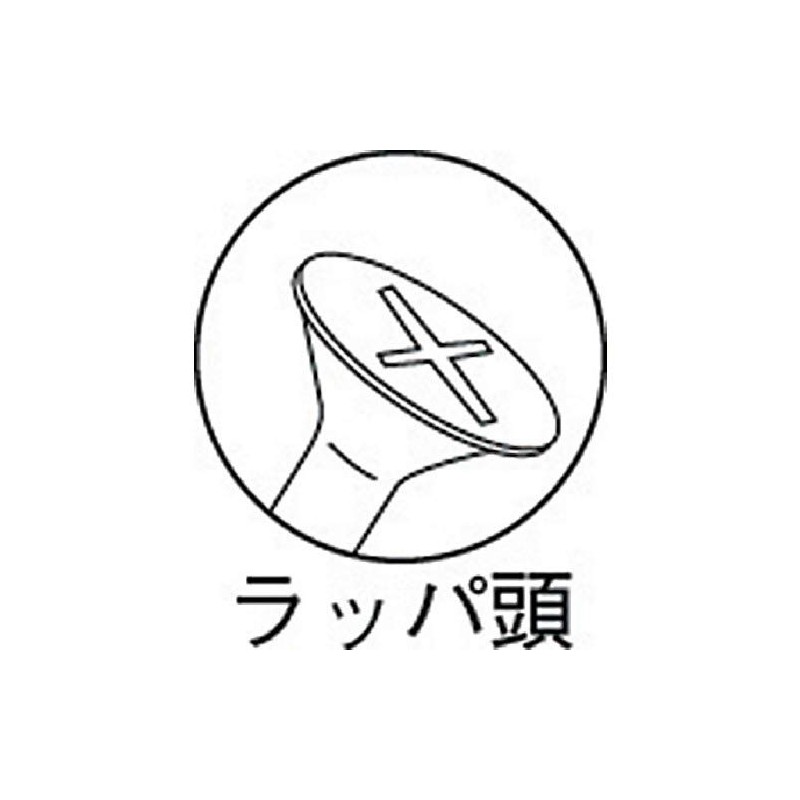 TRUSCO(トラスコ) コーススレッドスクリューラッパ頭ステン M3.8×41 50本入 TKS-S41R