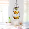 Heavy Duty - 3 Tier Hanging Kitchen Bronze Fruit Basket