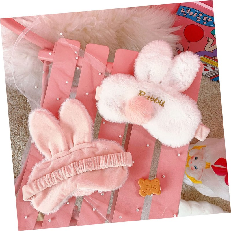 Healeved Light Blocking Eye Patch Soft Plush Sleeping Mask Adorable