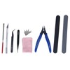 Model Tool Kit Pliers Tweezers File Carving Knife Craft Tools