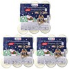 JEKA Pyramid Tea Lights, Pack of 27 in Transparent Case,