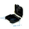 Phirunty Hearing Aid Case Hard Small Splashproof 2.16"*2.04"*0.39" Cushioned Interior