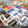 Nostalgic-Art RETRO FRIDGE MAGNETS 9 PACK ROUTE 66 BIKE MAP