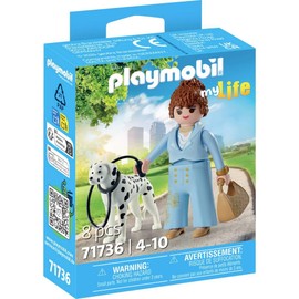 PLAYMOBIL 71736 Businesswoman with her Dalmatian