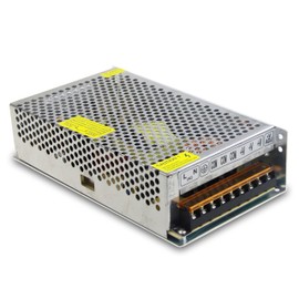 ALITOVE 5V 40A DC Power Supply 200W 4.5V 5.5V Power Adapter 110V/220V AC to DC 5 Volt 40 Amp Converter Low Voltage Transformer 2 Output LED Driver for WS2812B WS2811 LED Strip Pixel Light CCTV Camera