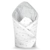 Sevira Kids - Reversible Swaddling Bag, Grey, Dès la Naissance