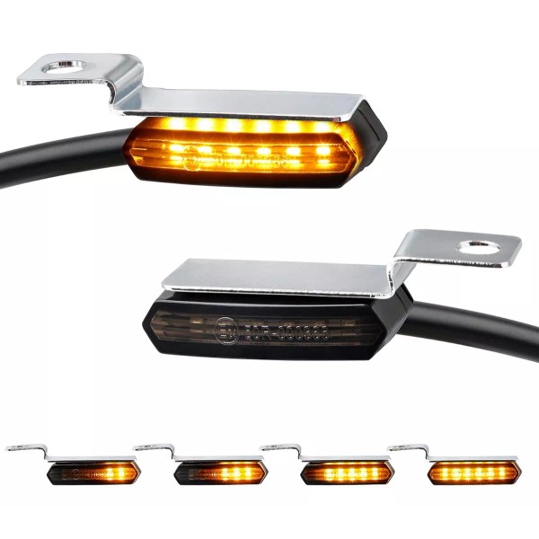 generic Intermitentes Manillar Moto Secuenciales Led Universal