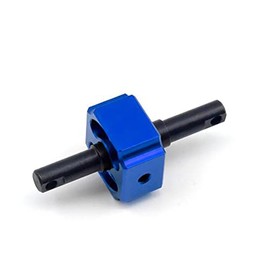 XHSESA Aluminum Alloy RC Differential Locker Spool Upgrades for Traxxas Drag Slash 1967 C10 RC Car (Blue)