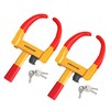KAYCENTOP Universal Wheel Lock, Security Trailer Wheel Lock, Tire Lock