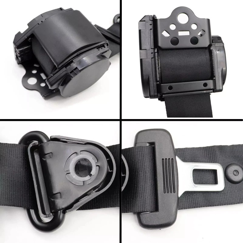 C-HORSE 2 Retractable 3 Point Safety Blue Seat Belt Straps