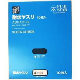 Sankyorikagaku Water Resistant Sandpaper, 10-Piece Set, #800