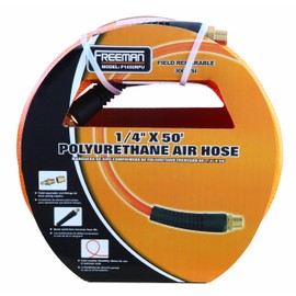 Freeman P1450RPU 1/4-Inch by 50-Feet Braided Polyurethane Air Hose