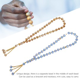 Entatial Muslim Rosary, 33 Beads Mini Cute Cahrming Unique Design Rosary for Gift for Women Daily Decoration for Girls