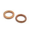sourcingmap 60 Pcs 30mm OD Metal Exhaust Pipe Muffler Gaskets