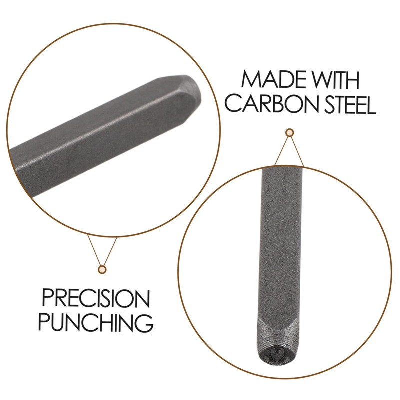 DOITOOL Metal Cross Punch Stamp Tool Carbon Steel for Jewelry