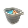 SAMMART Set of 2-11L (2.9 Gallon) Collapsible Rectangular Handy Basket/Bucket