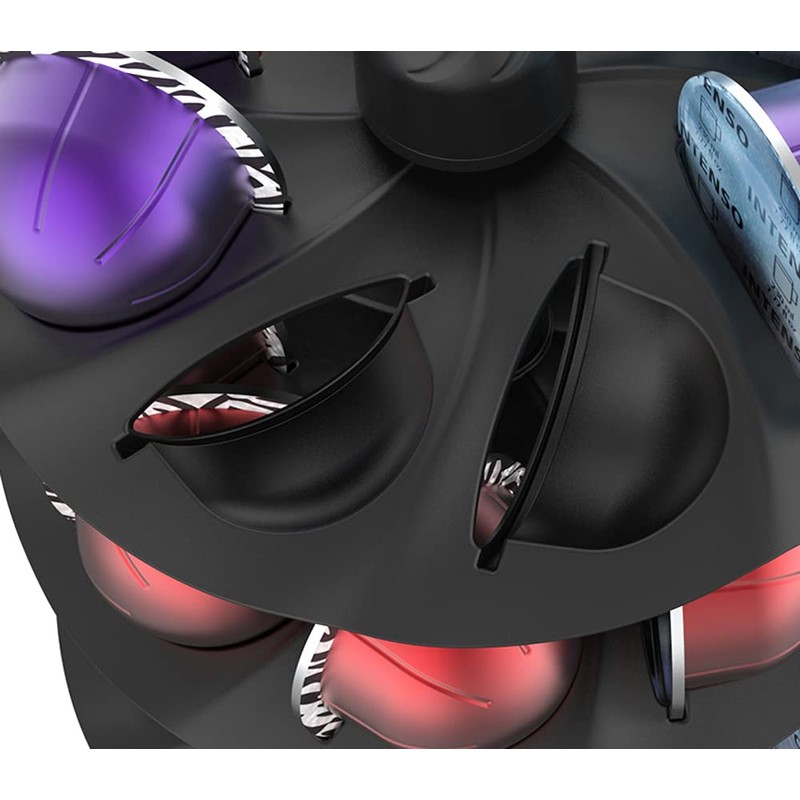 EVERIE Rotary Coffee Pod Capsules Carousel Holder Organizer Compatible with