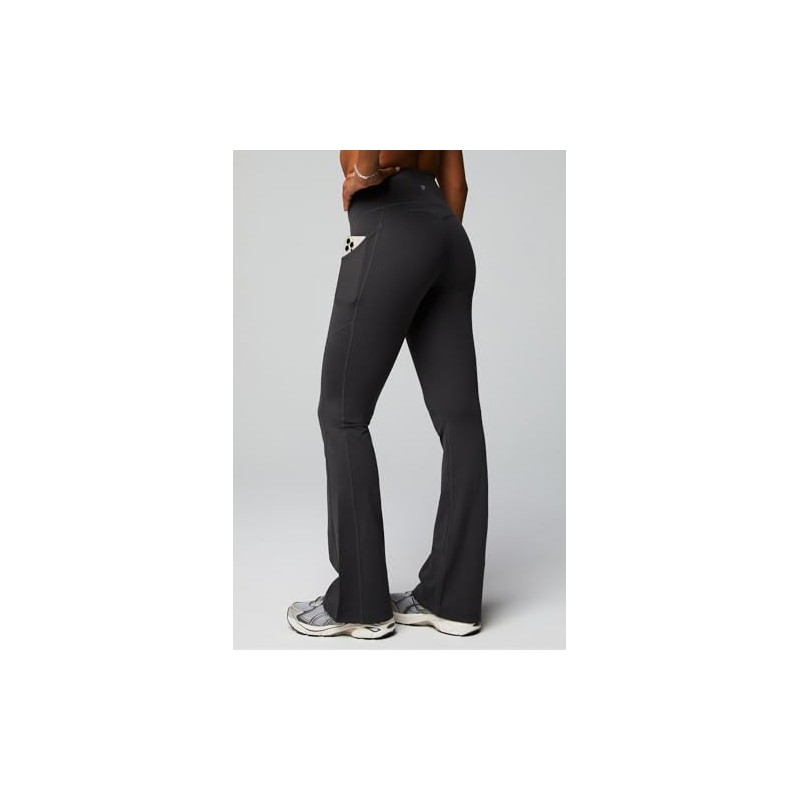 Fabletics Oasis Pureluxe High-Waisted Pocketed Kick Flare Leggins Mujer