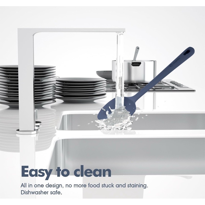 ChefAide 5 Piece Firm Core Silicone Spatula Set / Great