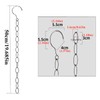 LERTREE 50cm Space Saving Hanger Chains Stainless Steel Closet Hanger