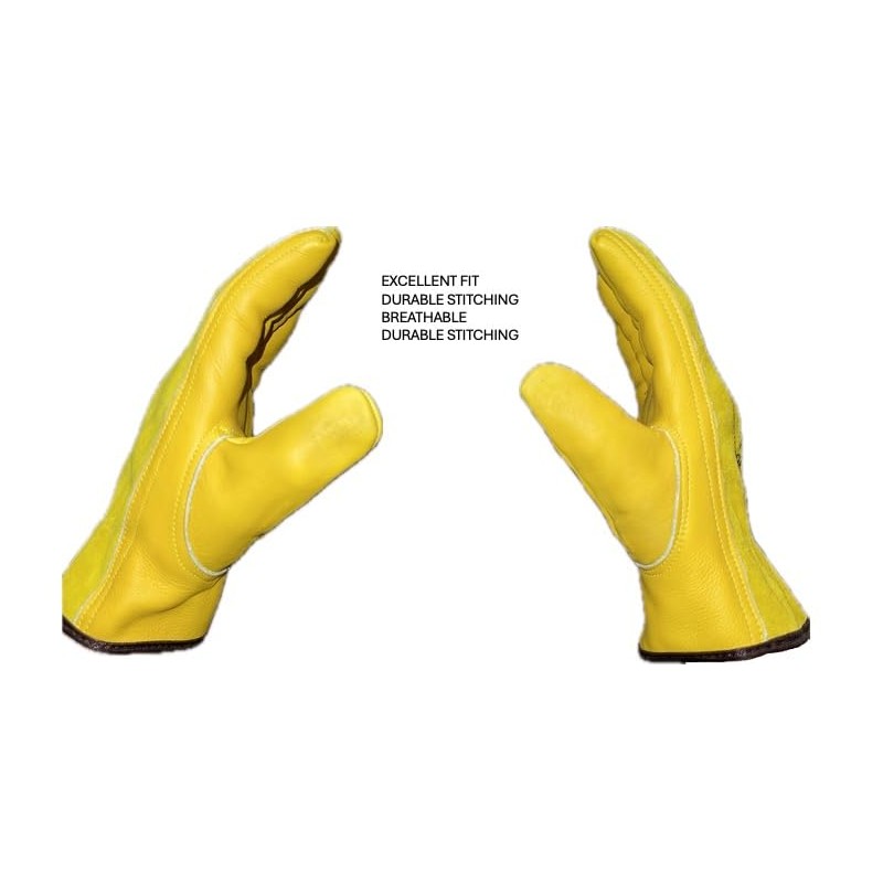 Heavy-Duty Protective Gloves with Secure Grip for Gardening, Yard Work,