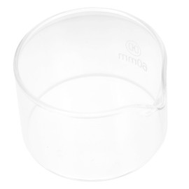 Alipis 1Pc Cylindrical Glass Crystallization Dish Heat Resistant Laboratory Crystallization Tool with Spout High Transparency for Safe Use Classroom and Lab Settings